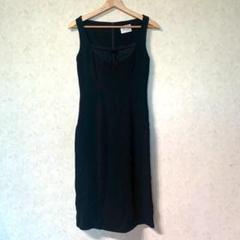 【ピアノフォルテマックスマーラ】ノースリーブワンピース☆フォーマル☆黒タグ☆L Max Mara MAX MARA マックスマーラ ワンピース ACCENTO
