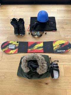 子供Burton スノーボードセット ヘルメット・ブーツ、ウェア付き