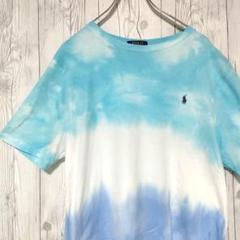 美品♪ ポロラルフローレン Tシャツ タイダイ 刺繍ロゴ レアプリント！ カジキ