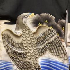 七五三　男児　鷹　松　レトロ　アンティーク　和洋折衷コーデ　コスプレ　和柄