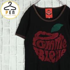 【レトロ古着】クラッシュ リンガー Tシャツ リンゴ デカロゴ ユニセックス