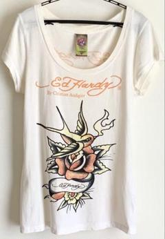 未使用　エドハーディー　レディース　Tシャツ Ed Hardy - エドハーディー レディース Tシャツの通販 by ttkc's