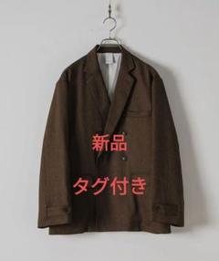 Casper イミテーションウールツィードダブルブレストテーラードジャケット CASPER JOHN（キャスパージョン）の「Imitation wool tweed