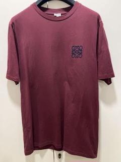 loewe ロエベ アナグラムTシャツ バーガンディ 美品