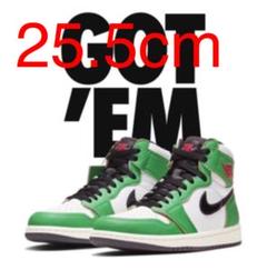 25.5cm NIKE AIR JORDAN 1 HIGH LUCKYGREEN