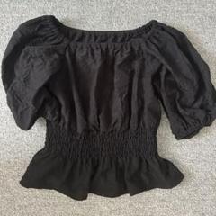 SLY WAIST SHIRRING PUFF トップス BLK