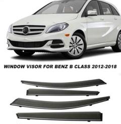 ベンツ Bクラス バイザー ドアバイザー w246 ブラックモール レア ベンツ Bクラス バイザー ドアバイザー w246 ブラックモール