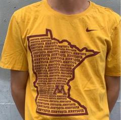 USA アメリカ 古着 半袖 Tシャツ NIKE ナイキ イエロー 黄色