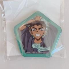 名探偵コナン　五稜星型缶バッジ　服部平次