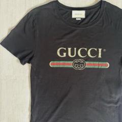 GUCCI グッチ ロゴTシャツ S ブラック イタリア製 正規品美品