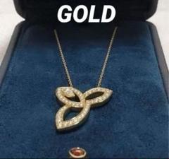 ✨最高品質✨SONA リリーダイヤモンド　ネックレス ゴールド‼️ ✨最高品質✨SONA リリーダイヤモンド ネックレス ゴールド