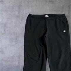 Champion ブラック スウェットパンツ M