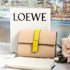 ⭐️極美品⭐️　LOEWE　ロエベ　アナグラム　三つ折り財布　レザー　イエロー 楽天市場】【送料無料】 ロエベ 三つ折り 財布 スモール