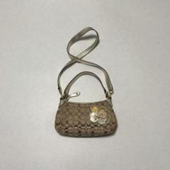 coach flower signature shoulder bag 2way