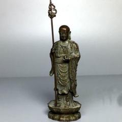 仏教美術 仏像 地蔵王仏像 小仏像 銅製 銅器 仏教美術 仏像 地蔵王仏像 小仏像 銅製 銅器