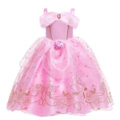 オーロラ姫 ドレス プリンセス コスプレ　プレゼント　子供　ワンピース　120