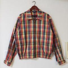 renoma paris オリジナル 70s マドラスチェック ジャケット46 renoma paris オリジナル 70s マドラスチェック ジャケット46