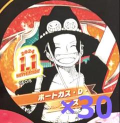 エース　バースデー缶バッジ ONE PIECE』バースデイ缶バッジ ポートガス・D・エース