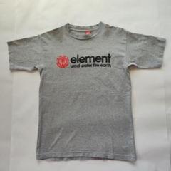 element エレメント　U.S.A製フロントプリント　グレー Tシャツ M