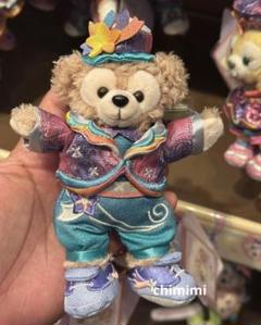 香港ディズニー 開園20周年記念 ダッフィーぬいぐるみキー