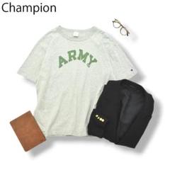 【美品】 USA製 チャンピオン Champion 半袖 Tシャツ XL グレー