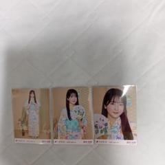 乃木坂46 鈴木佑捺 生写真 浴衣 3種コンプ 真夏の全国ツアー2025