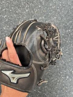 ミズノプロ 新品未使用 型抜群 即戦力 硬式 外野手用グローブ ミズノ MIZUNO ソフトボール用ウィルドライブ ブルー 内野手用