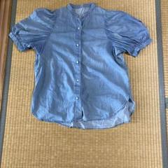 GU ダンガリー半袖シャツ　Lサイズ