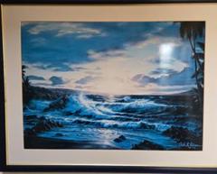 アートプリント ／ クリスチャン・ラッセン ／「 MAUI GOLD 」.2点 冬ギフト セ ラッセン マウイゴールド 絵画 - 絵画