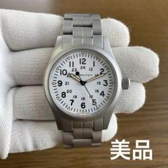 美品　ハミルトン　カーキ　メカ　38mm 純正ブレス　手巻き　保証有　NATO付のサムネイル