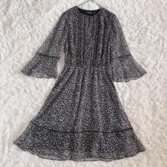 美品】現行 ローレンラルフローレン ロングワンピース フレア 花