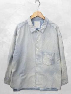 ancellm 22ss シャンブレージャケット ANCELLM | アンセルム CHAMBRAY SHIRT JACKET(BLACK