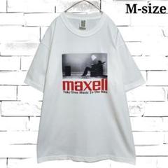 「maxell Tシャツ」マクセル ノベルティ maxell マクセル Tシャツ ブラック - メルカリ