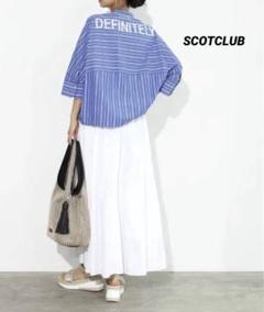 ヤマダヤ【SCOTCLUB】バックロゴストライプシャツのサムネイル