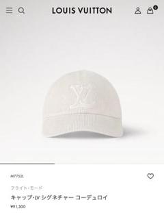 豪華 Louis メルカリ - M7752L コーデュロイキャップ Vuitton 帽子