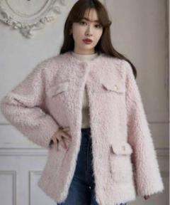 herlipto  Faux Fur Coat ピンク 2025年最新】Herlipto カラー：ピンク系 毛皮・ファーコートの