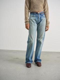 auralee スラックス　サイドスリット AURALEE(オーラリー) HIGH GAUGE RIB SLIT TIGHTSリブパンツ