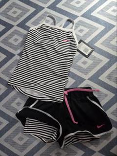 NIKE ストライプセパレート女児 水着