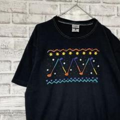 USA製90sヴィンテージTシャツ！シングルステッチ　ブラック半袖古着M728