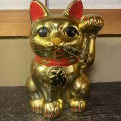 古い 土人形 招き猫 貯金箱 古道具 アンティーク