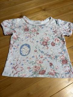 IKUKO 花柄ワンピース グレー/ブラック 中古品