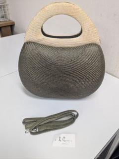 Le Grazie 本革　デニム ルグラッチェ刺繍デザイン リュック Le Grazie 本革 デニム ルグラッチェ刺繍デザイン リュック