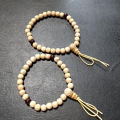 希少紫檀 木天然木 仏具守護の力 念珠20mm大玉ブレスレット念仏