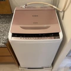 288 洗濯機一人暮らし容量7kg ビートウォッシュ美品冷蔵庫も有小型