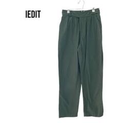 IEDITイディット　ストレートパンツ　カーキ　きれいめ　極美品