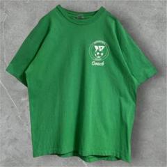 90s フルーツオブザルーム USA製 ビンテージT XL 緑 シングル