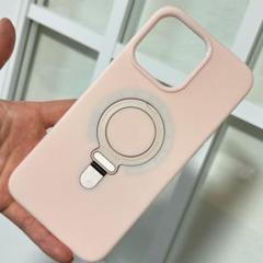 iPhone15ProMax ケース MagSafe ワイヤレス充電　ピンク