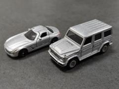 トミカ メルセデス ベンツ シルバー　2台セット Gクラス　ゲレンデ
