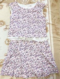 【花柄】花柄セットアップ ワンピース