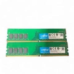 動作確認済 Crucial クルーシャル DDR4 メモリ 8GB 4GB×2枚